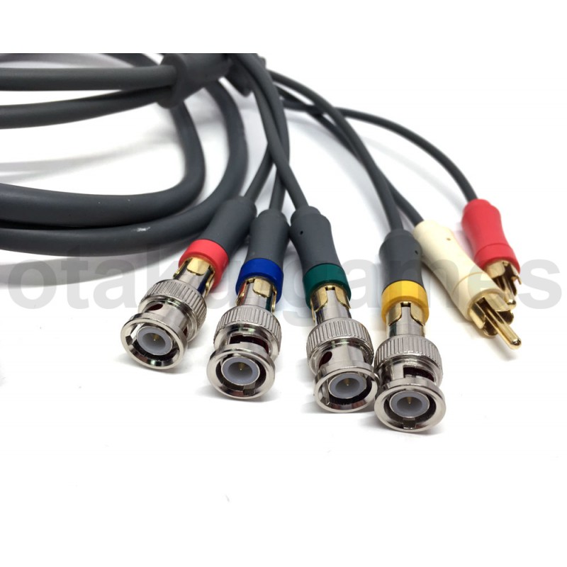 Female RGBS SCART to 4x BNC Adapter Cable for Sony PVM/ BVM Monitors